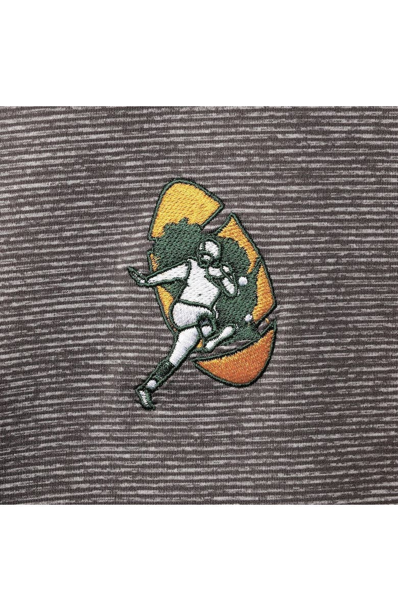 vineyard vines Men's Vineyard Vines Charcoal Green Bay Packers Throwback Destin Polo, Alternate, color, 