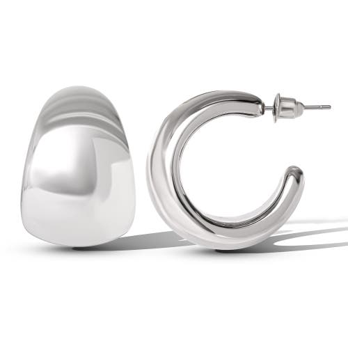 Jessica Simpson Dome Drop Earrings In Metallic