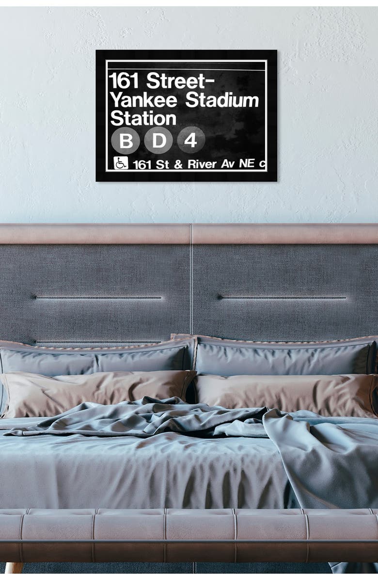 Wynwood Studio Yankee Stadium Black Wall Art, Alternate, color, Black