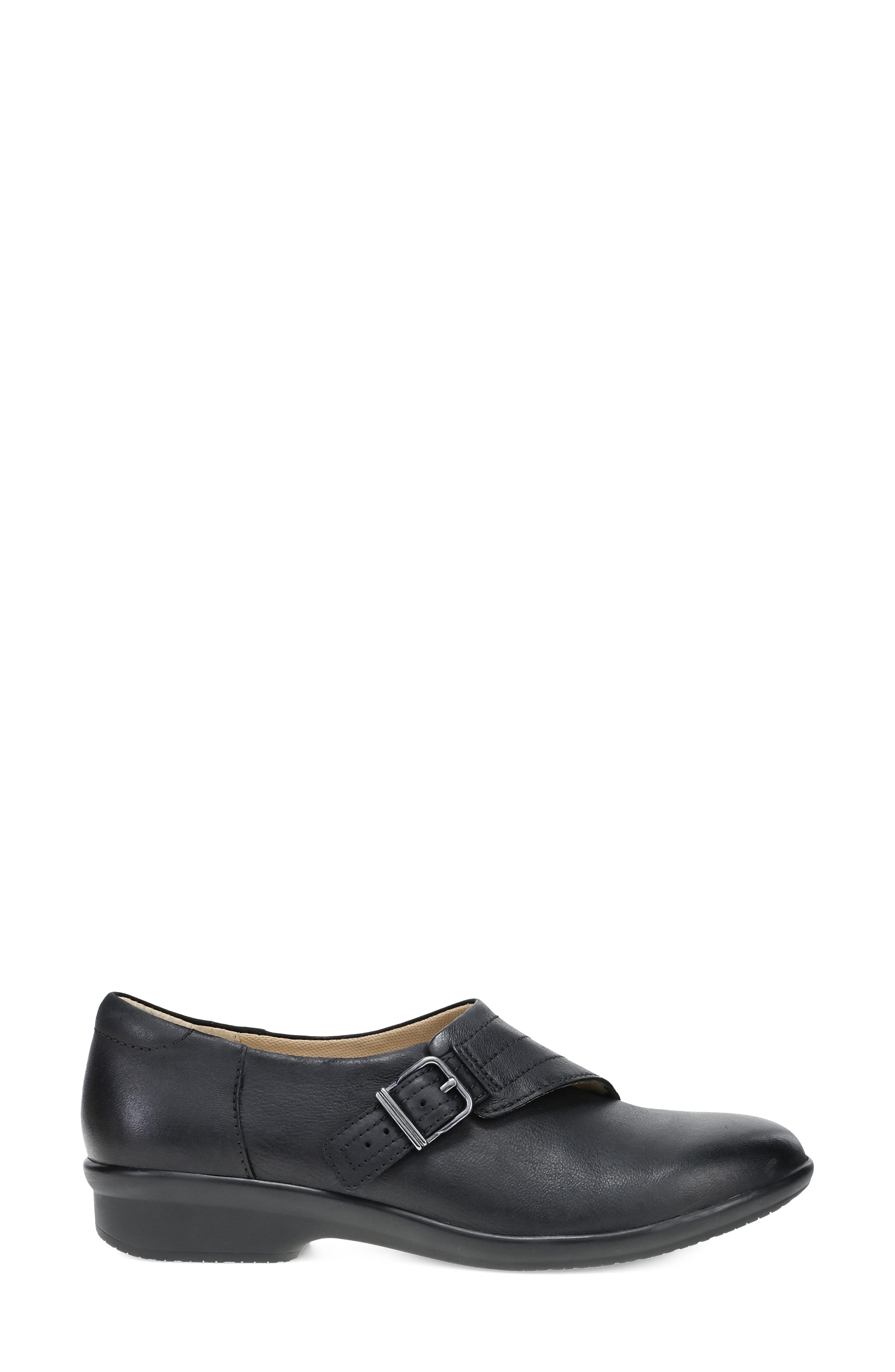 Chelsie Flat, Alternate, color, BLACK