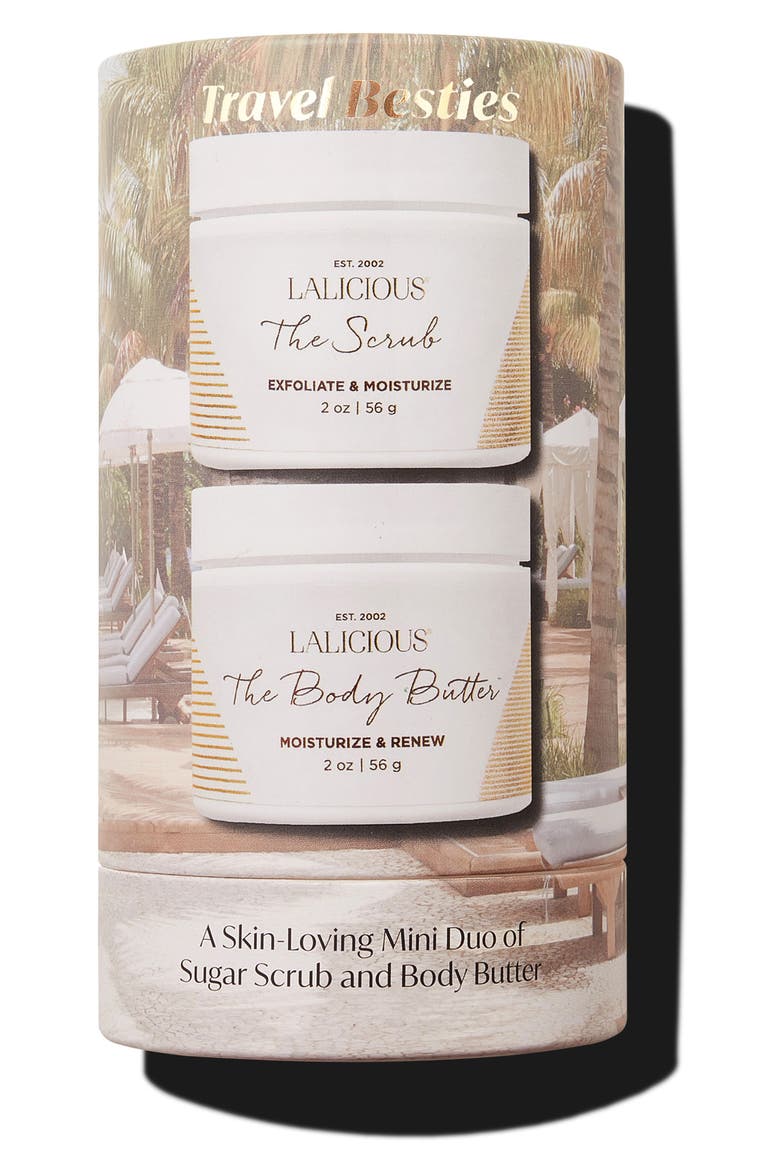 Sugar Scrub & Body Butter Travel Size Set (Limited Edition), Main, color, NO COLOR
