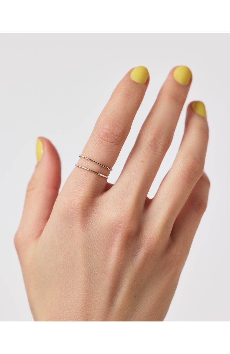 Ana Luisa White Gold Ring Set - White Gold Ring Set, Alternate, color, White Gold