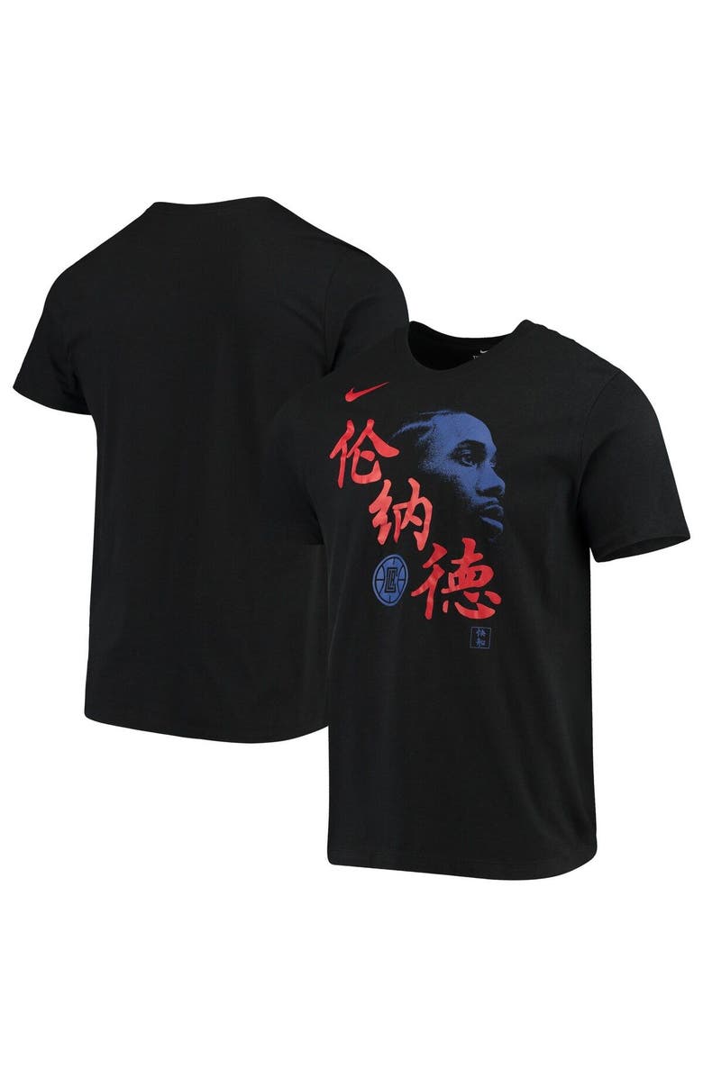 Nike Men's Nike Kawhi Leonard Black LA Clippers Chinese New Year Player T-Shirt, Main, color, 