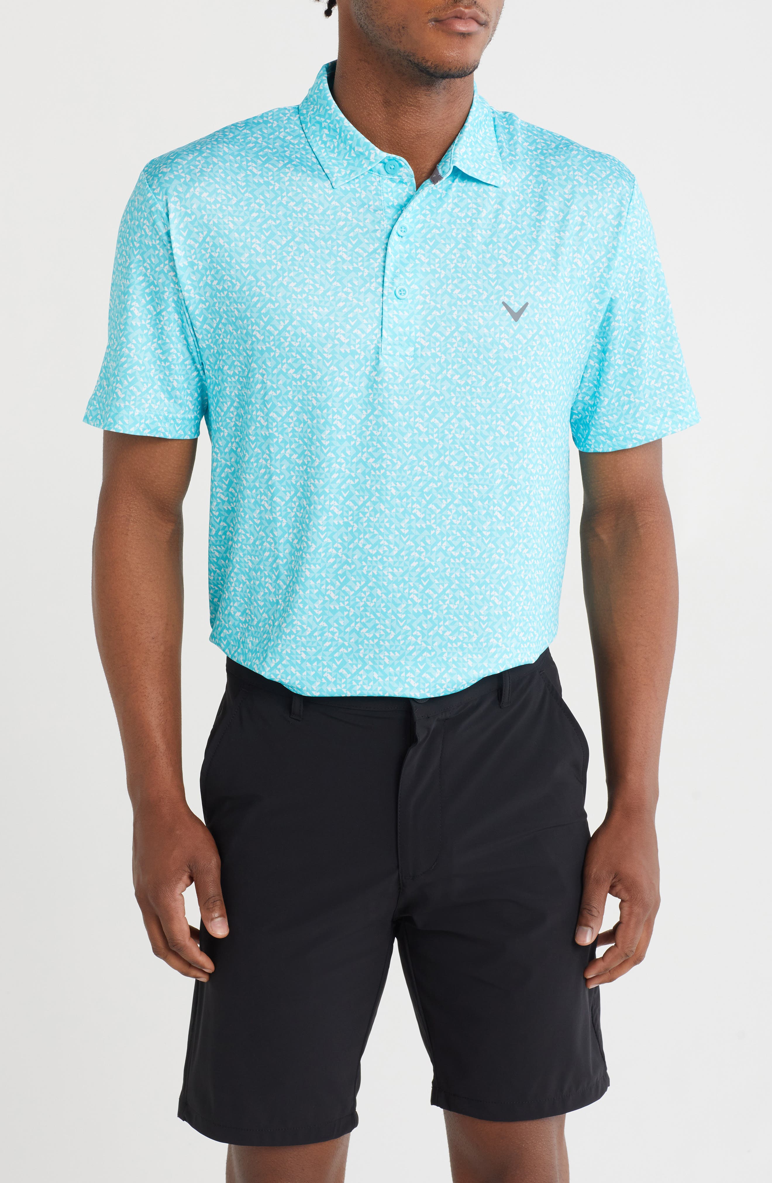 Callaway Linear Chevron Golf Polo
