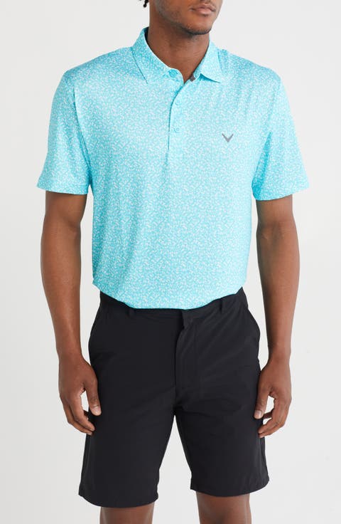 Linear Chevron Golf Polo