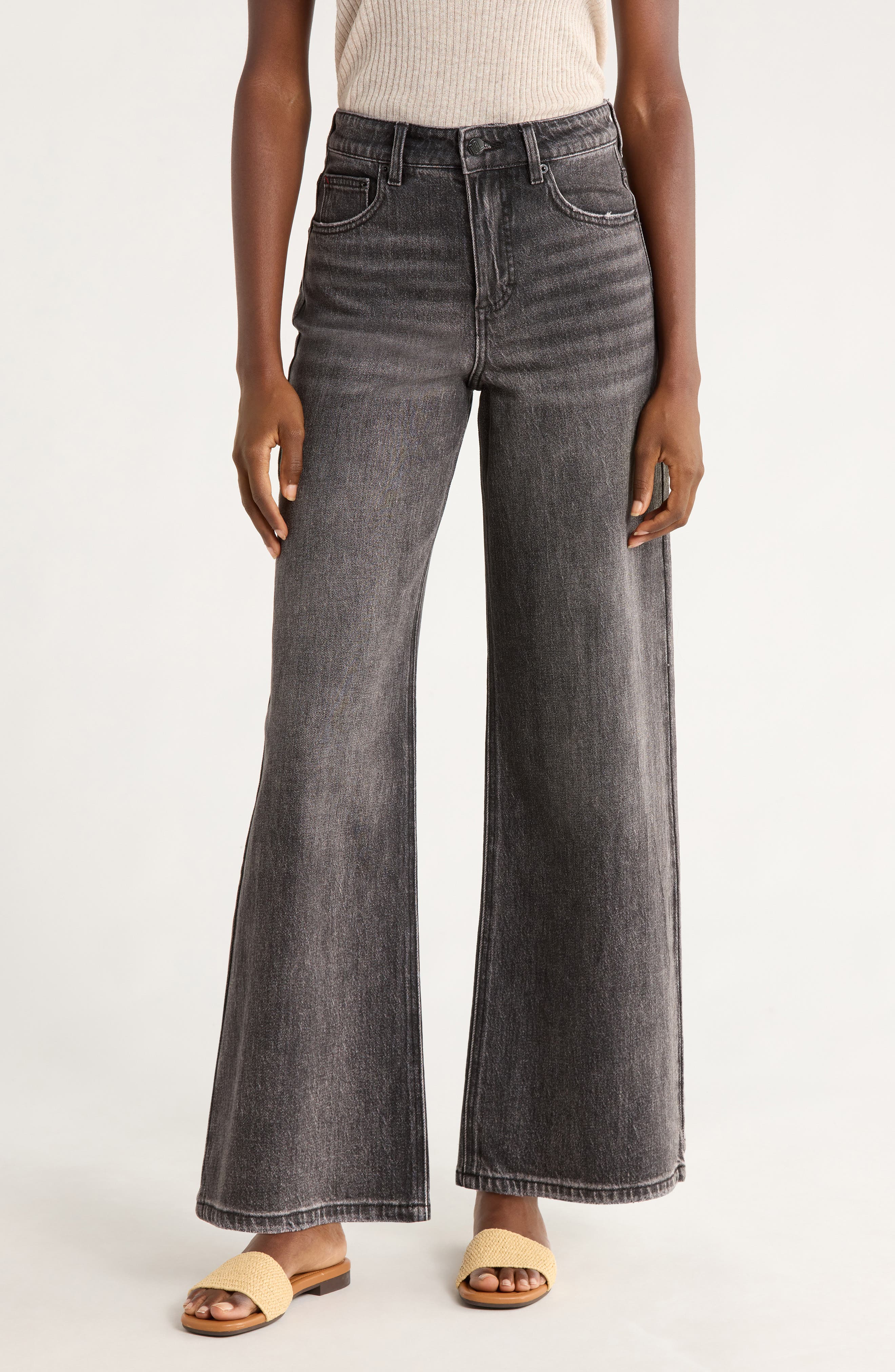 Marine Layer Charlie High Waist Wide Leg Jeans
