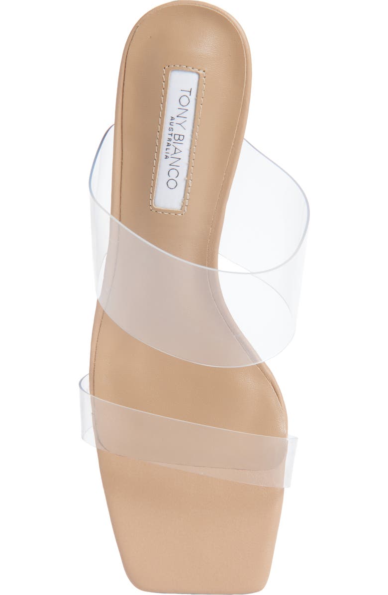 Tony Bianco Chicago Sandal, Alternate, color, Clear Vinylite/ Skin Nappa