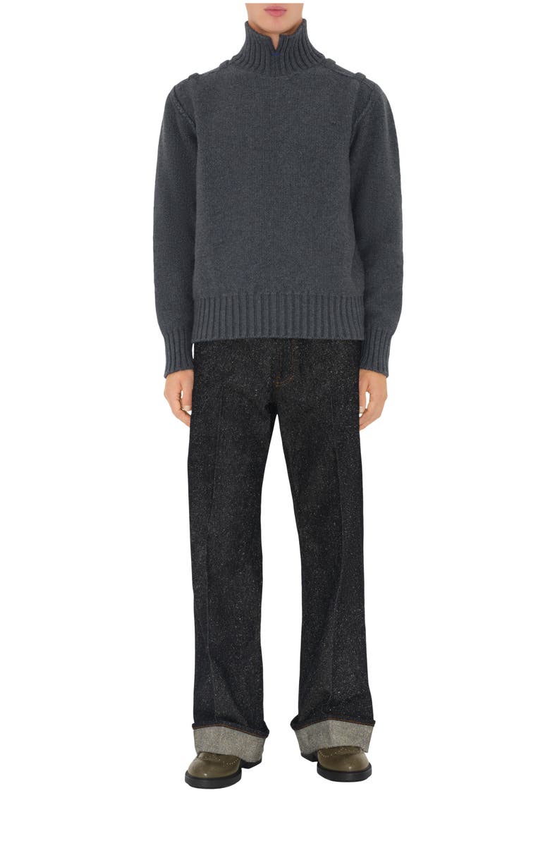 Burberry Cashmere Blend Sweater, Main, color, 