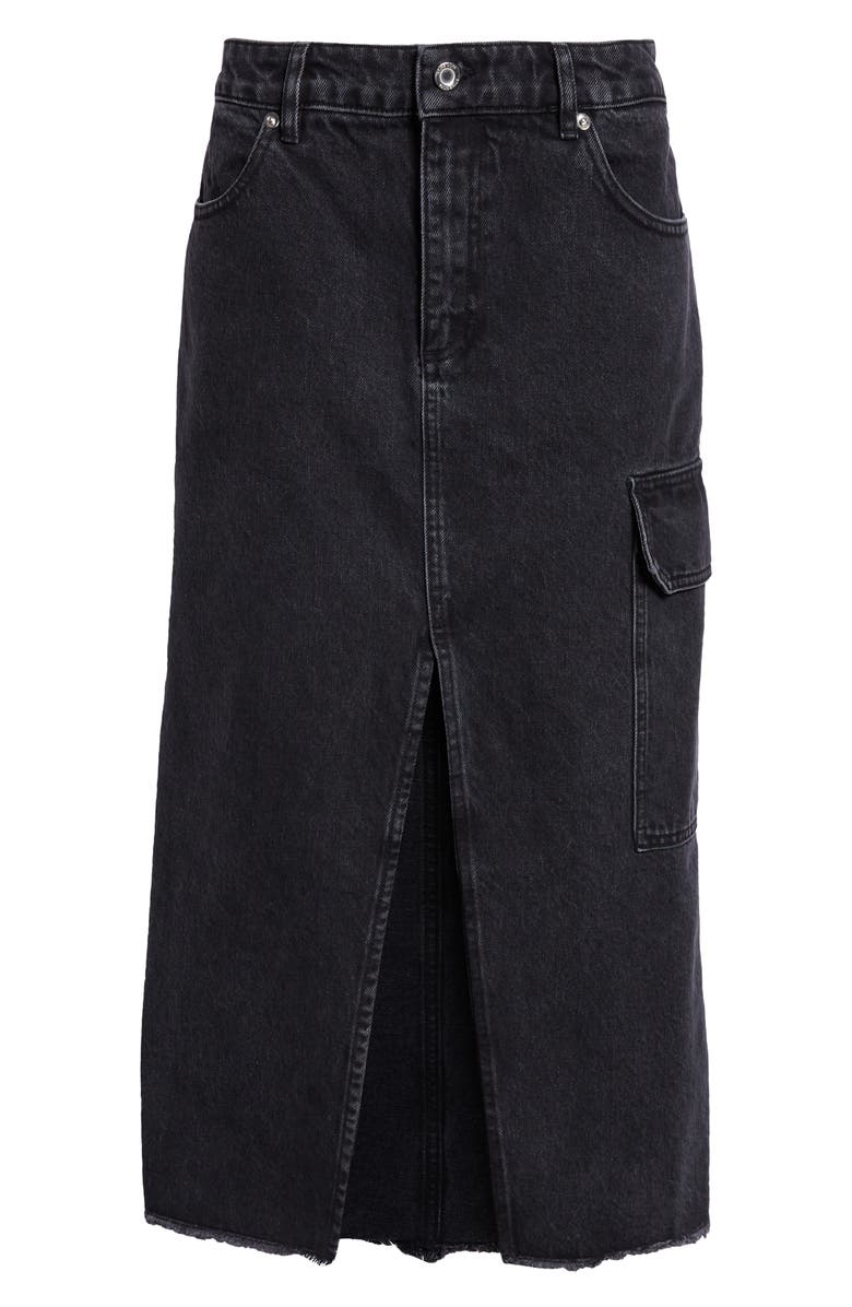 Stine Goya Peter Organic Cotton Denim Cargo Skirt, Alternate, color, 