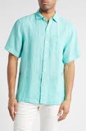Tommy Bahama Paradise Breezer Short Sleeve Linen Button-Up Shirt