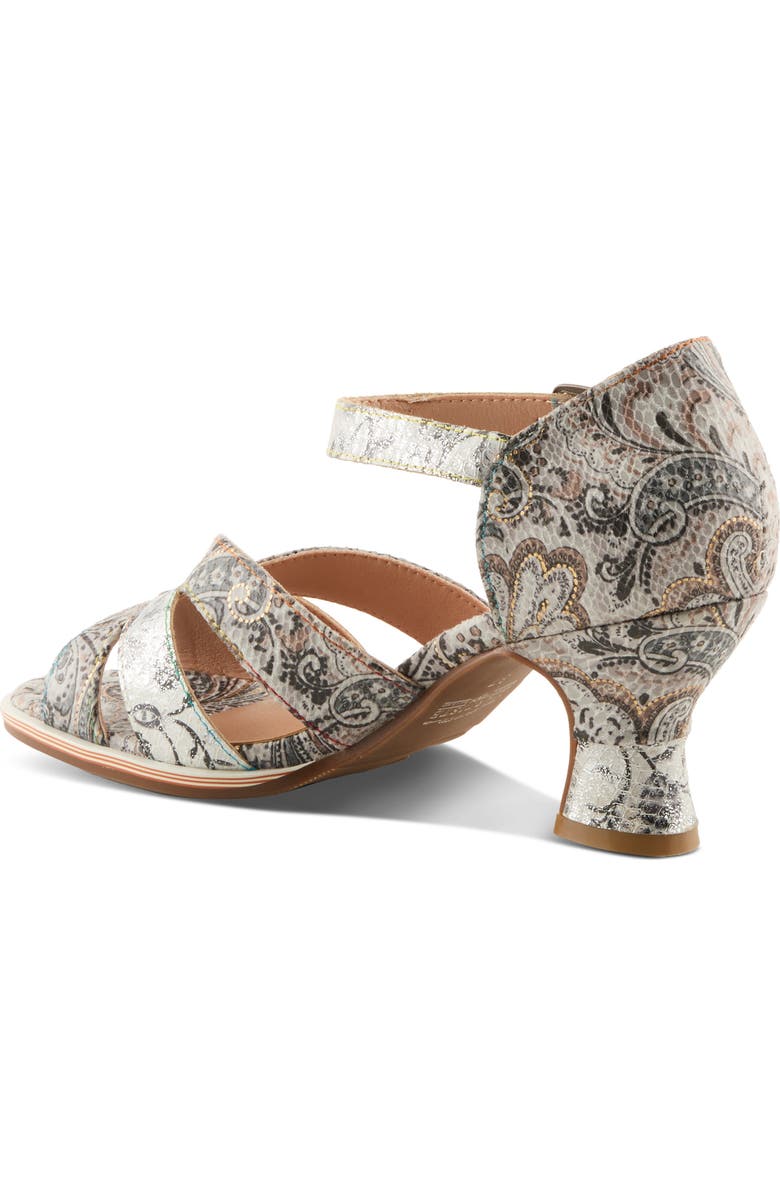 L'Artiste by Spring Step Waltz Ankle Strap Sandal, Alternate, color, Grey Multi