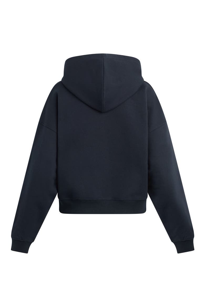 Heart Logo Hoodie, Alternate, color, NAVY