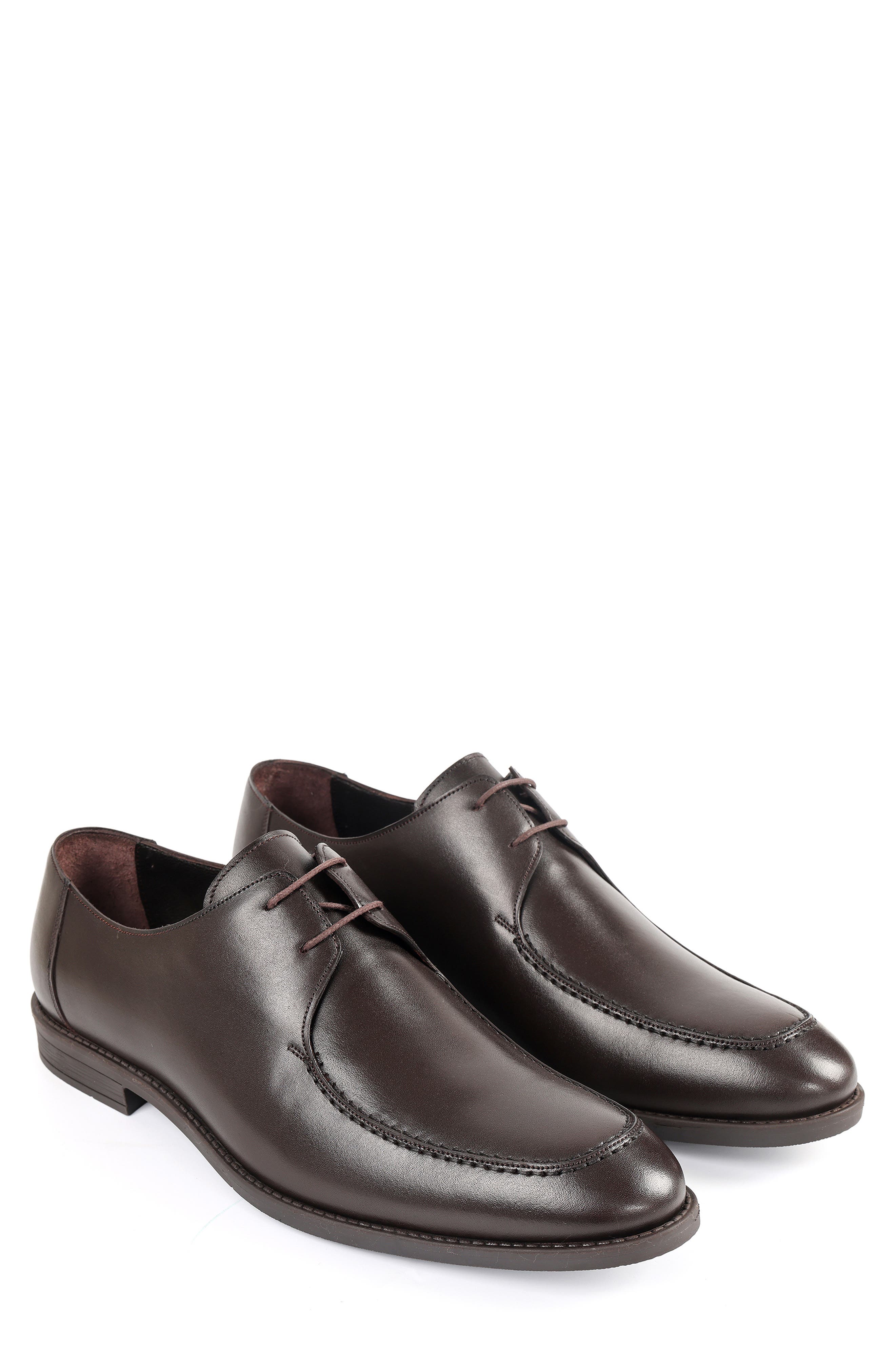 Montana Cap Toe Derby, Alternate, color, DARK BROWN