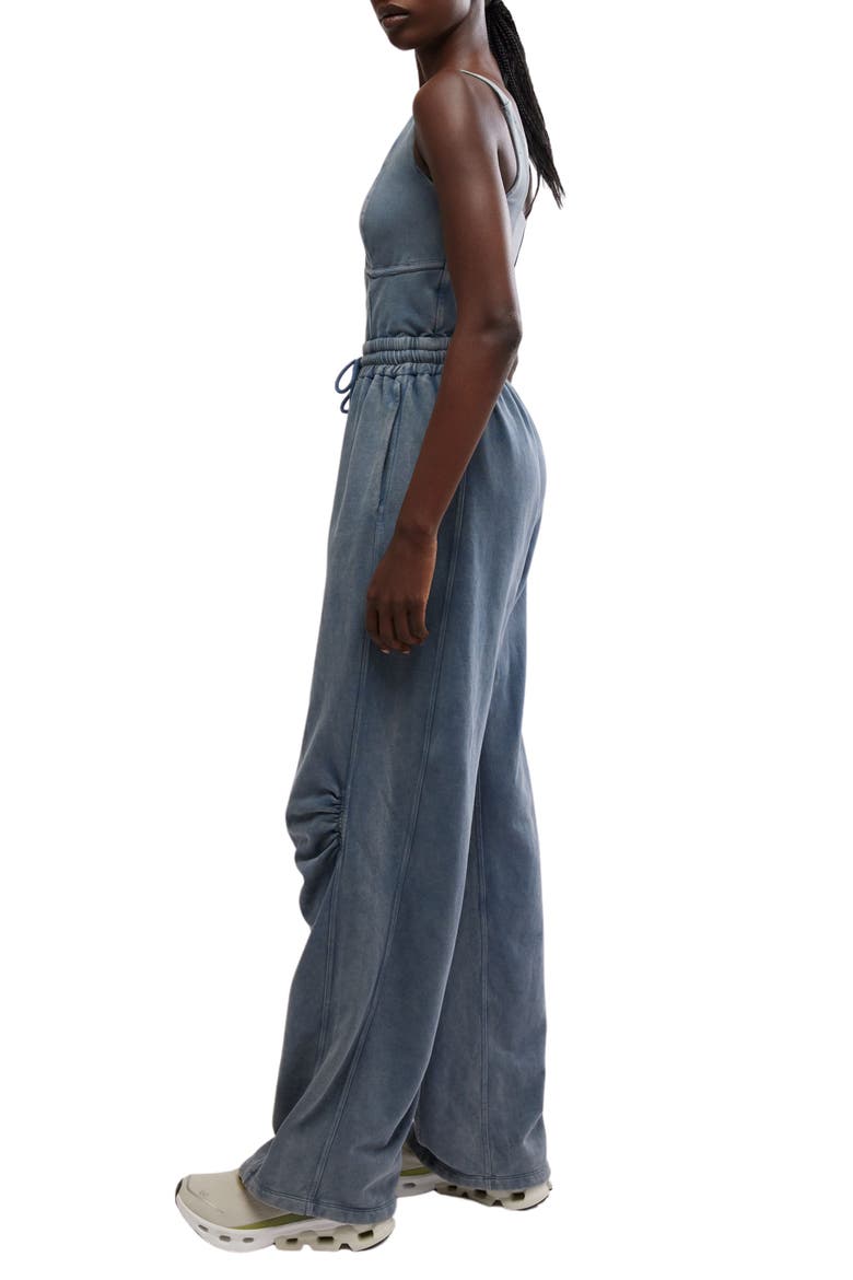 FP Movement Inbound Stretch Cotton Jumpsuit, Alternate, color, SKYLINE