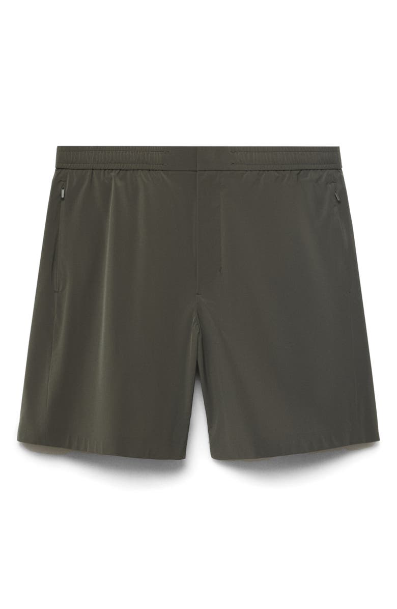 MANGO Water Repellent CoolMax<sup>®</sup> Bermuda Shorts, Alternate, color, Medium Green