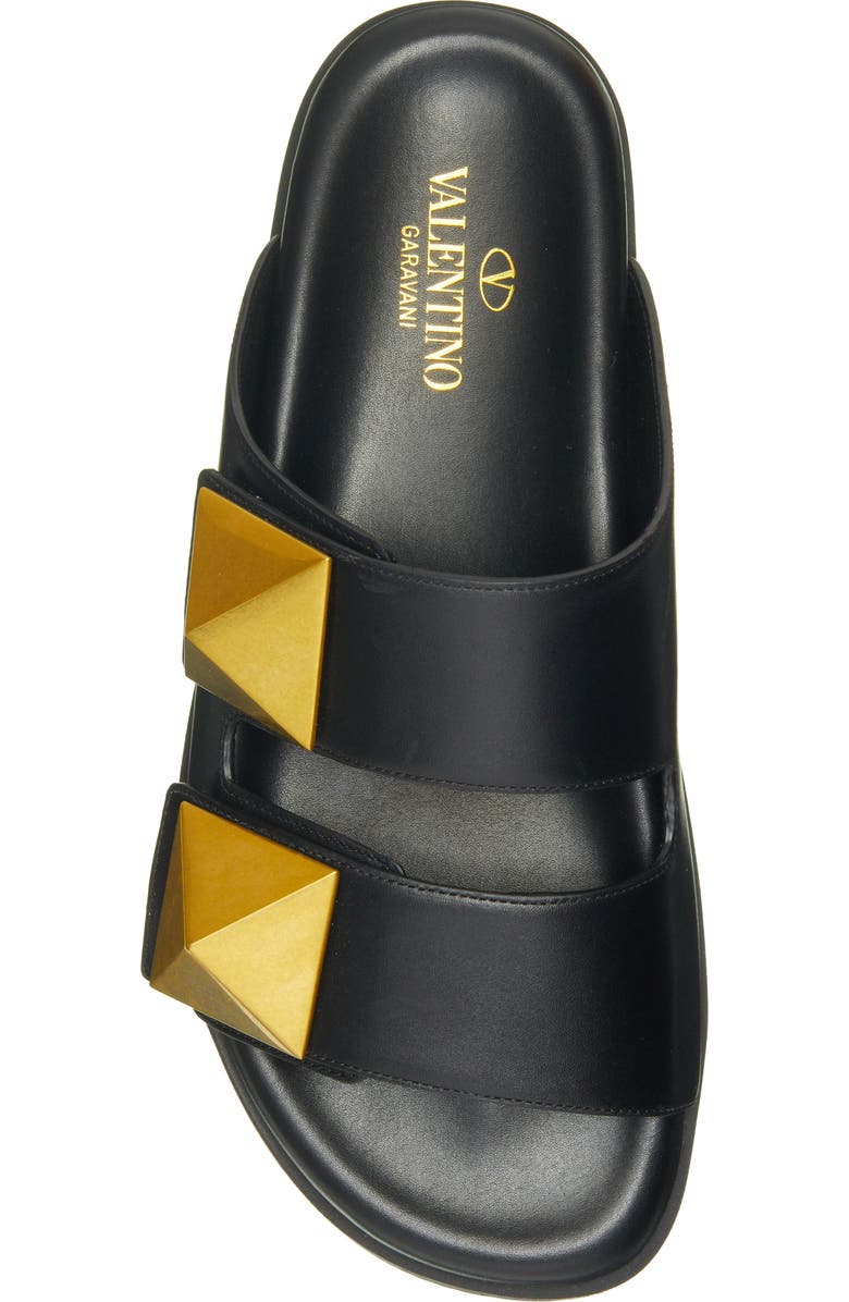 Valentino Garavani Roman Stud Slide Sandal, Alternate, color,