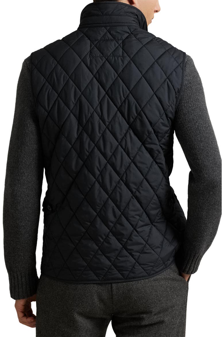 The Beaton Quilted Utility Vest, Alternate, color, POLO BLACK