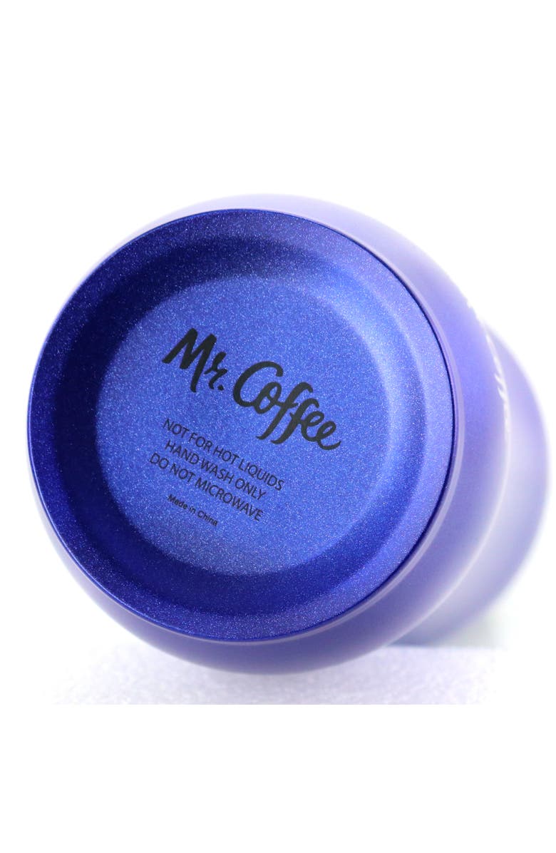 MR COFFEE Luster Hydration 2 Piece Stainless Steel Thermal Hydration Bottle Set, Alternate, color, Blue