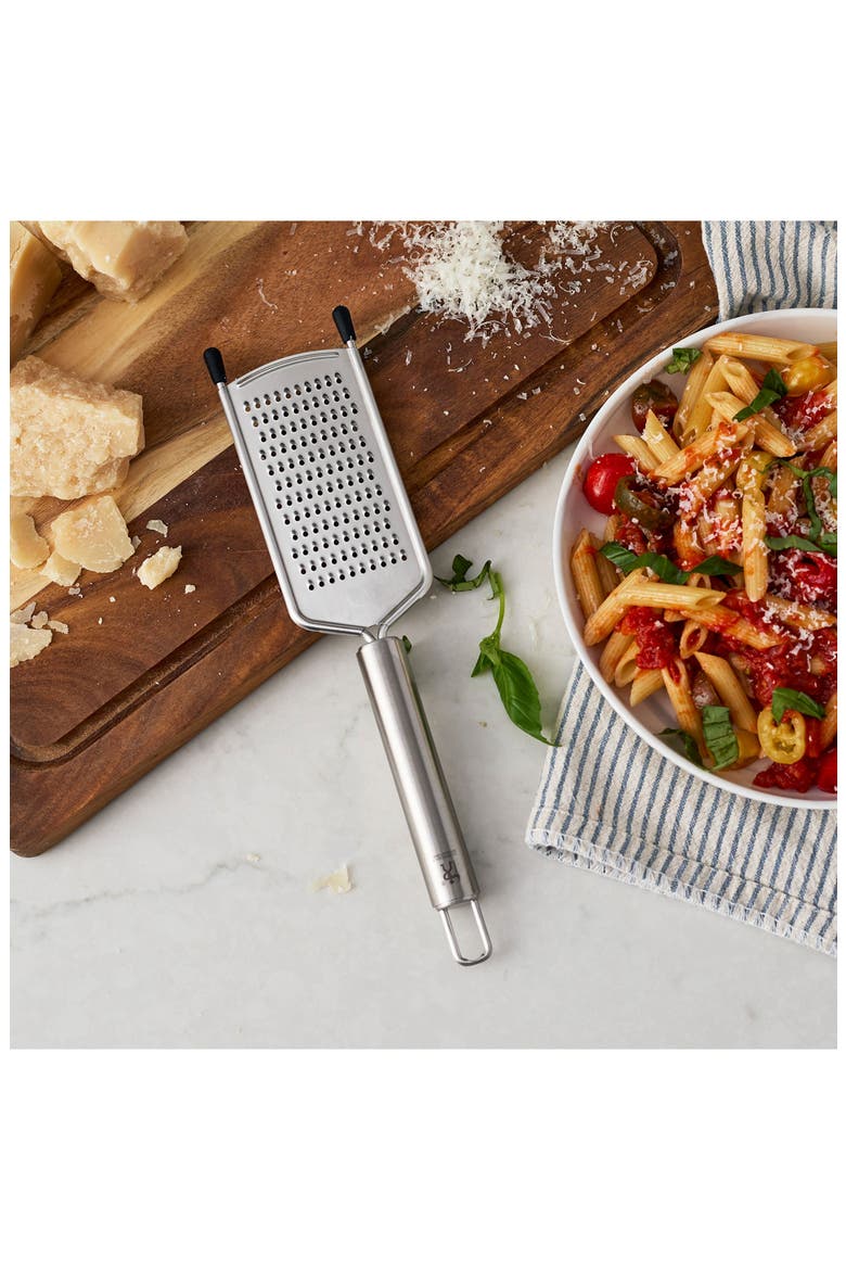 Stainless Steel Cheese Grater, Alternate, color, STAINLESS STEEL