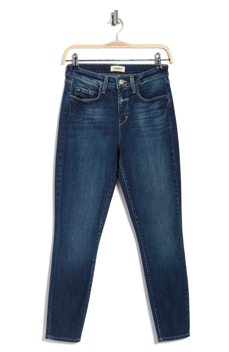 L'AGENCE Margot High Waist Crop Skinny Jeans, Alternate, color, Lavelle