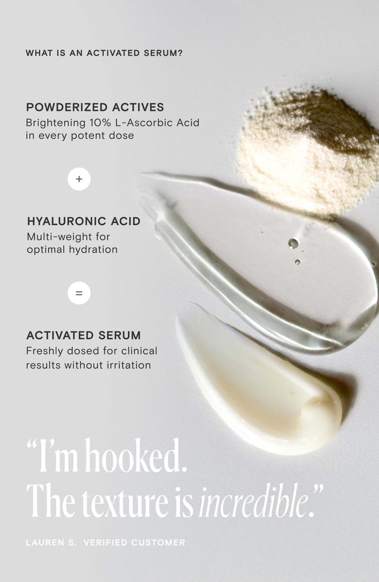 Exponent Beauty Brightening Boost Vitamin C + Hyaluronic Acid Power Serum, Alternate, color, 