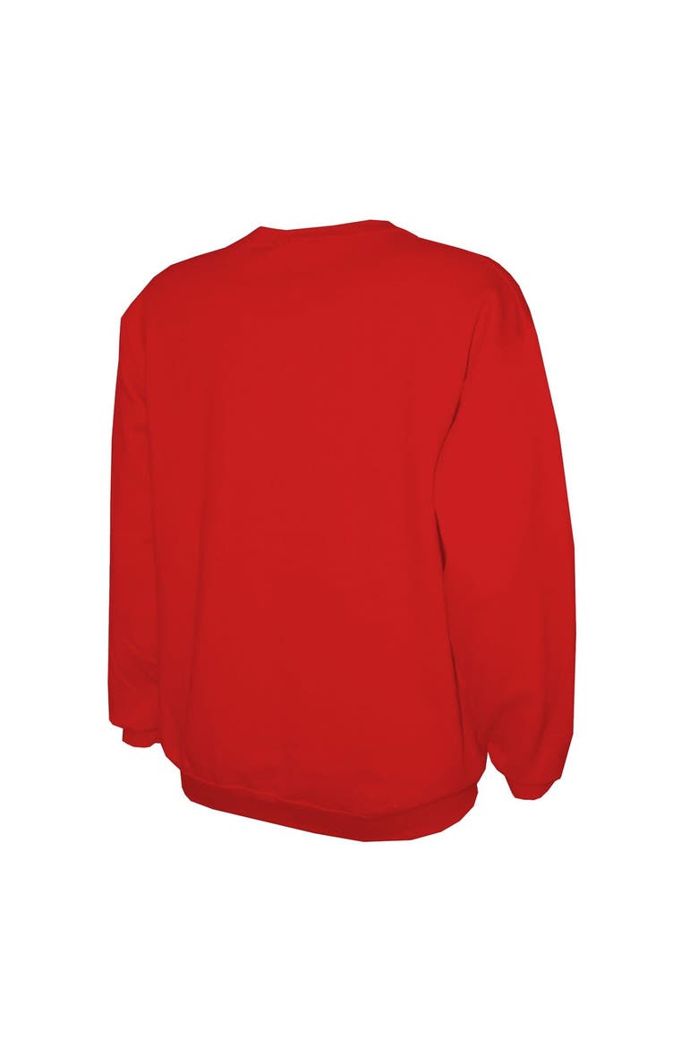 Men's Stitches Red Philadelphia Phillies Lightweight Crew Sweatshirt, Alternate, color, Red