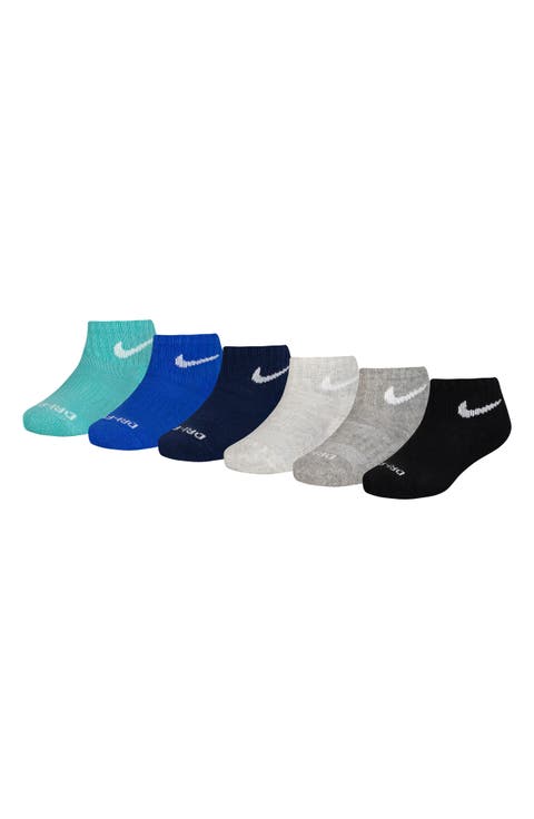 Kids' 6-Pack Performance Quarter Socks