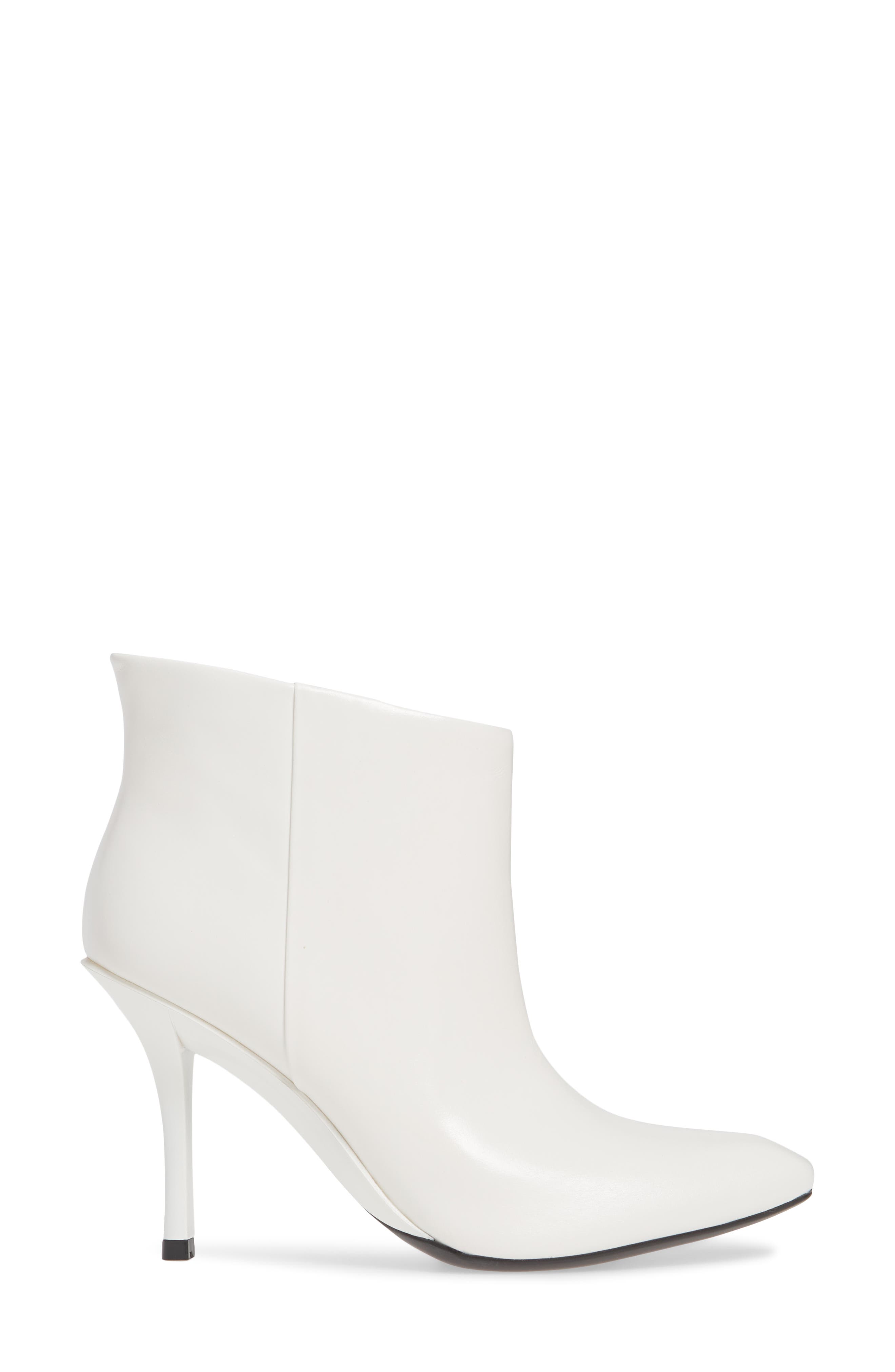 Mim Bootie, Alternate, color, WHITE LEATHER