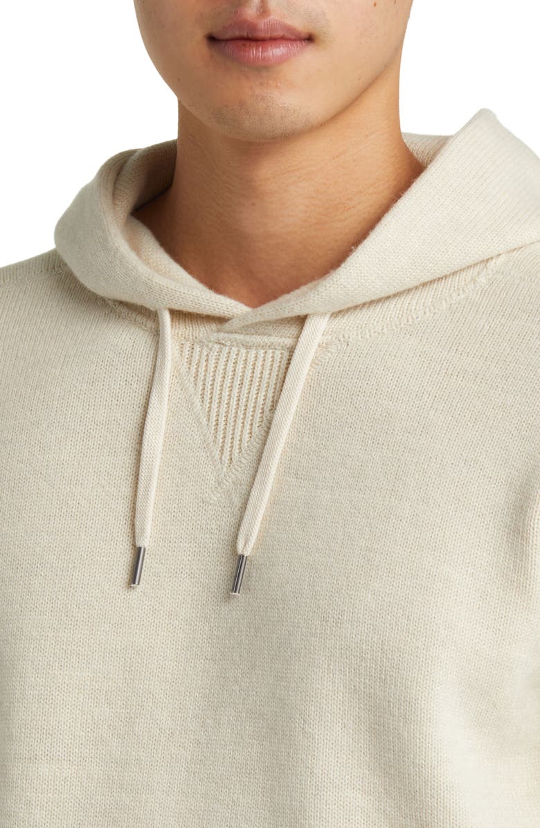 BUCK MASON Wool & Cashmere Sweater Hoodie, Alternate, color,
