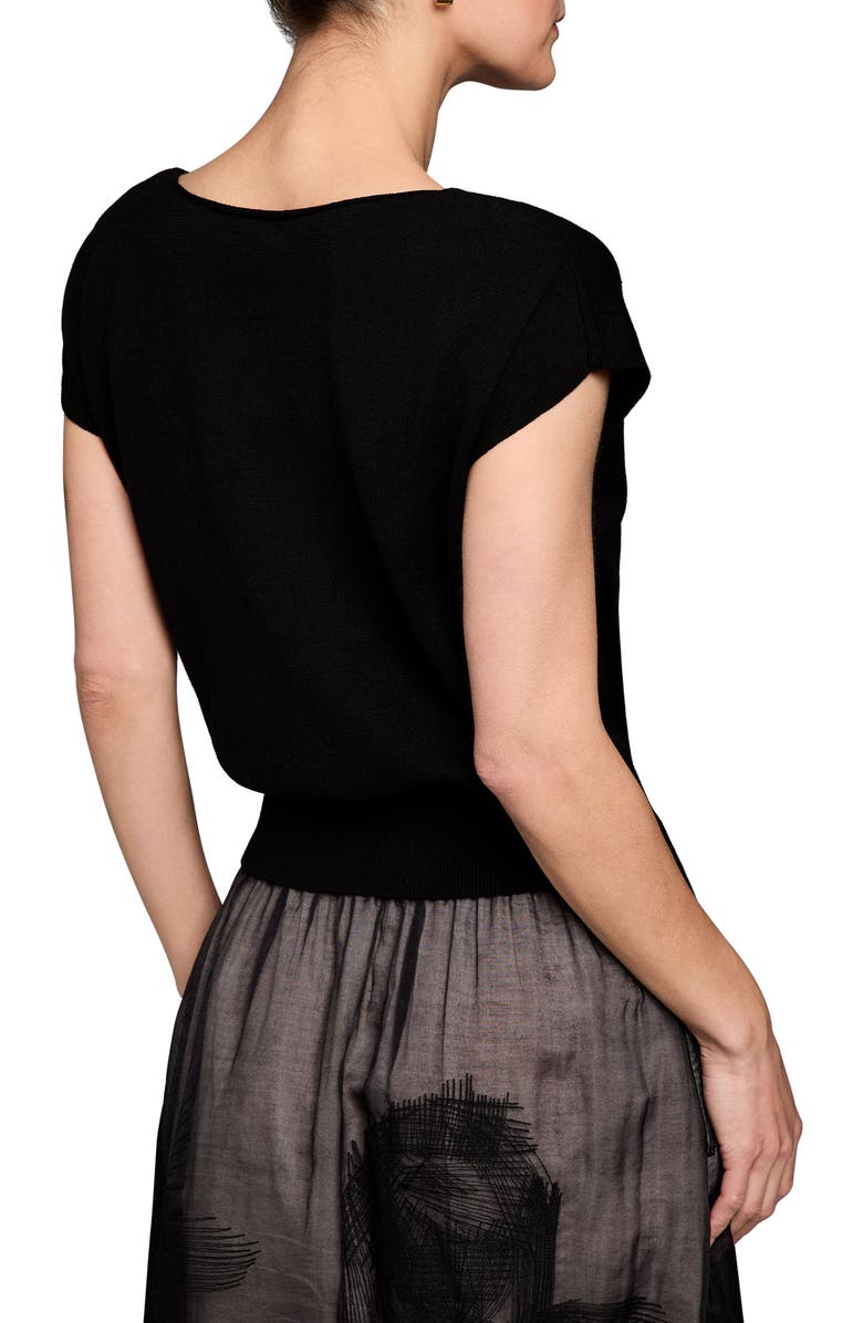 NIC+ZOE Perfect Pairing Sweater, Alternate, color, Black Onyx