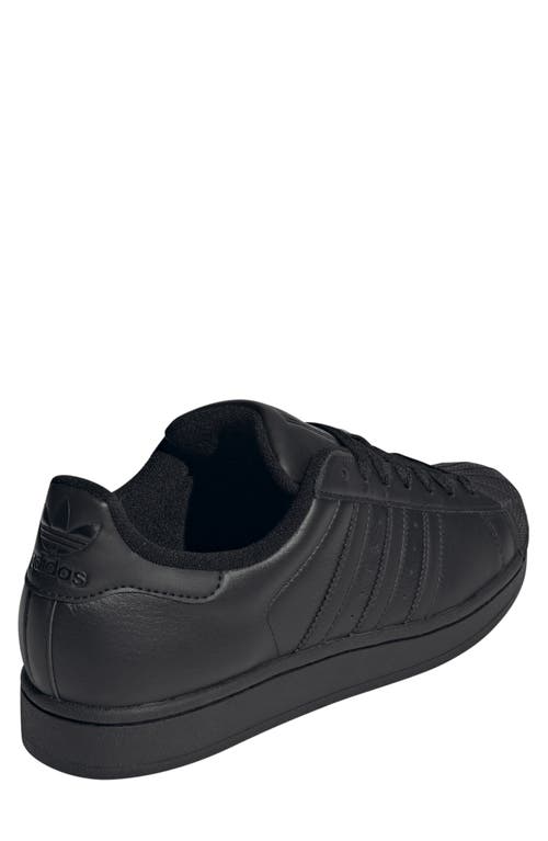 Adidas Originals Adidas Superstar Sneaker In Black/black/black