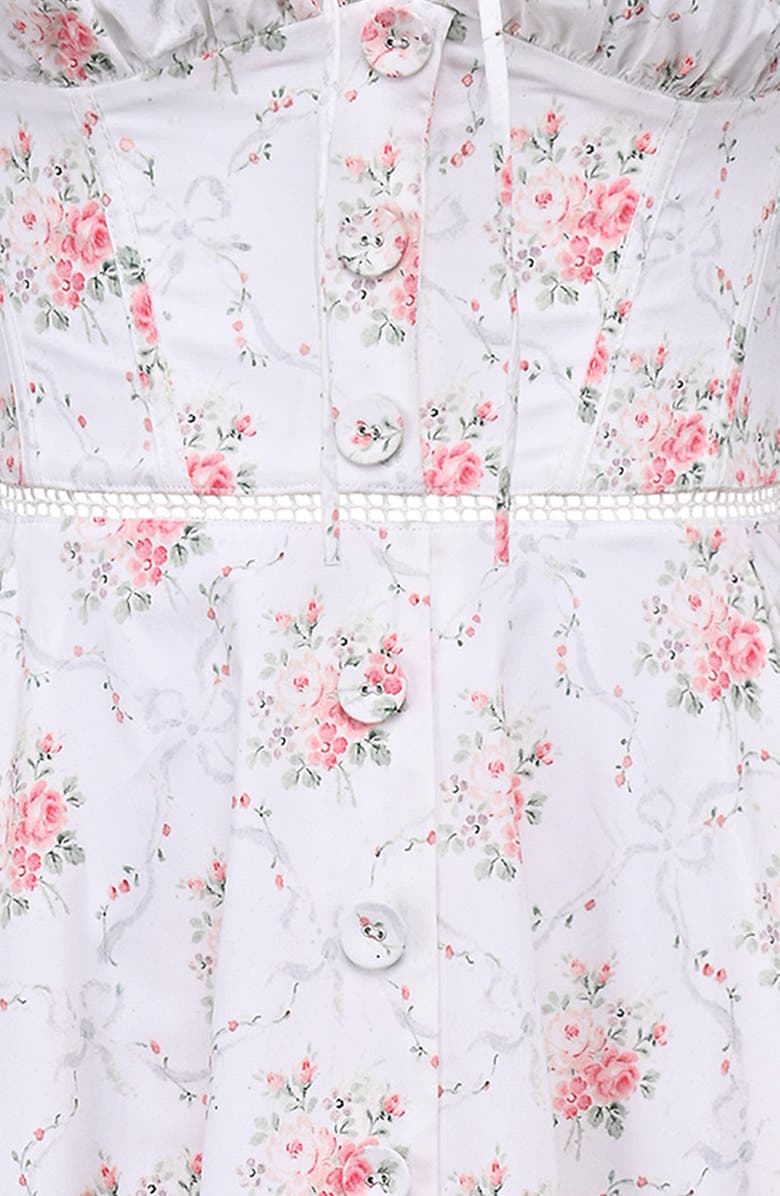 Chiarina Floral Print Midi Dress