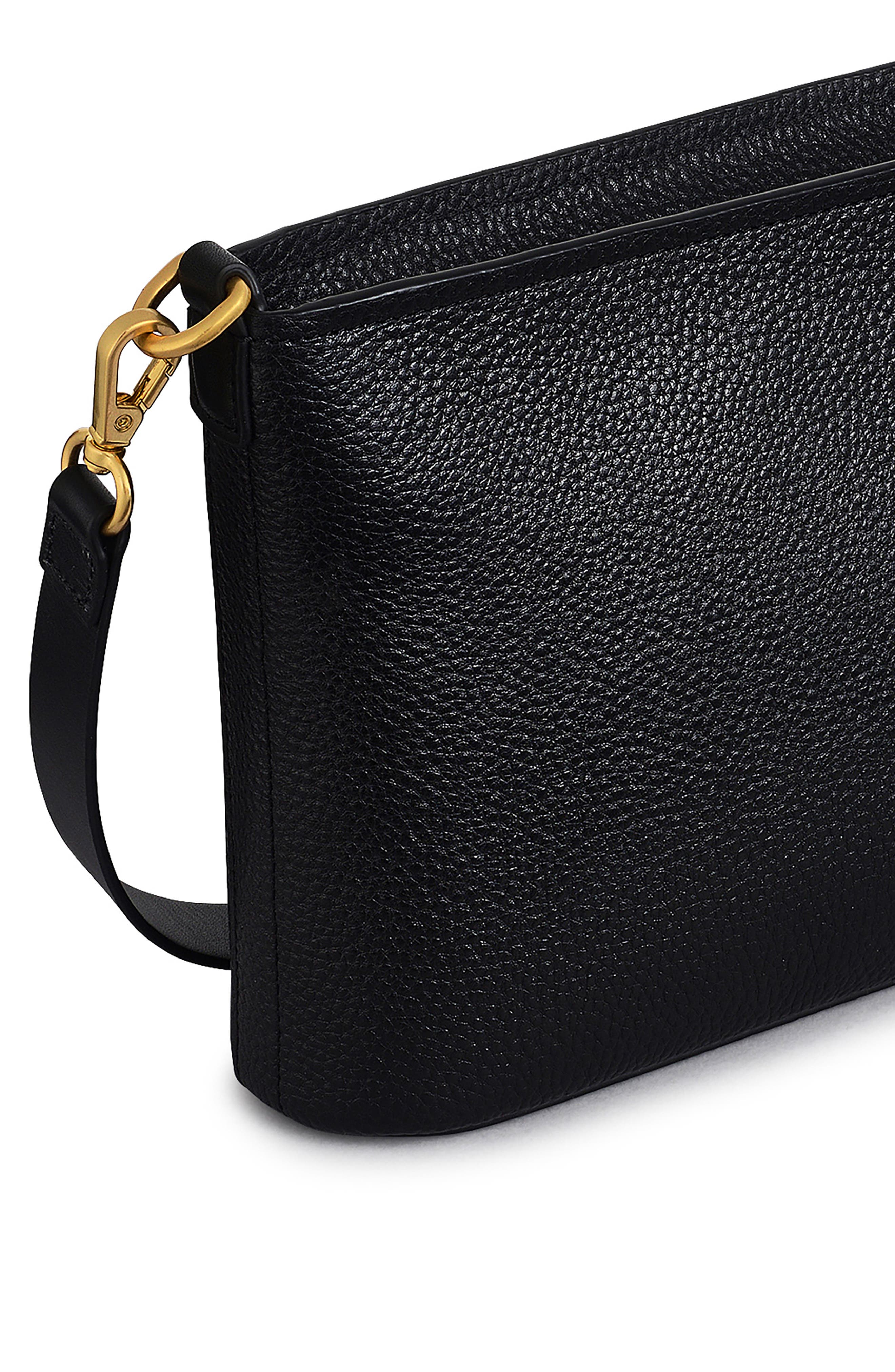 Radley Newton Avenue Zip Top Crossbody Bag, Alternate, color, Black