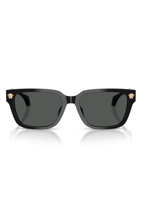 56mm Rectangular Sunglasses