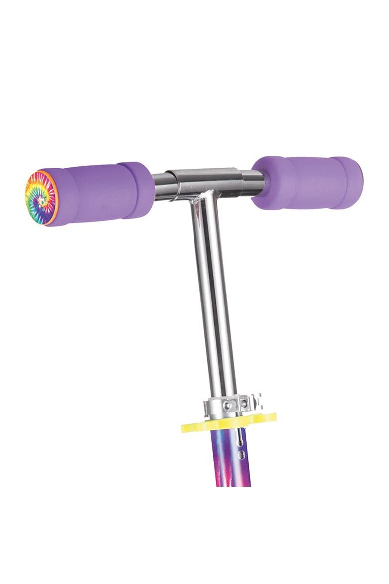 Tie Dye Foldable Scooter Light Up Wheels Ages 5 And Up, Alternate, color, Multicolored