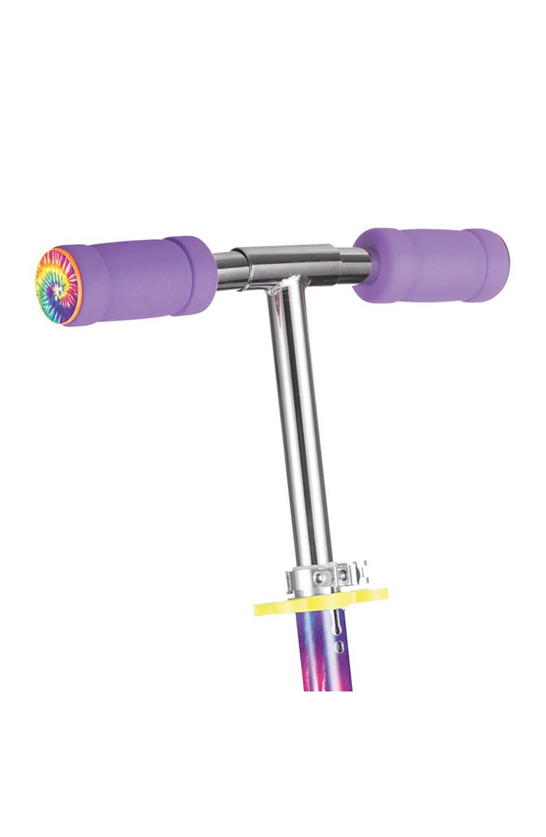 Ozbozz Tie Dye Foldable Scooter Light Up Wheels Ages 5 And Up, Alternate, color, Multicolored