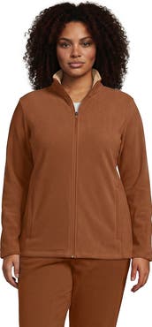 Lands' End Plus Size Anyweather Fleece Full Zip Jacket