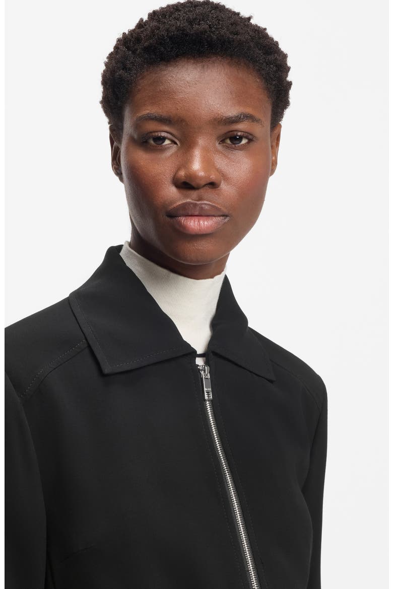 Jocalena Zip Jacket, Alternate, color, BLACK