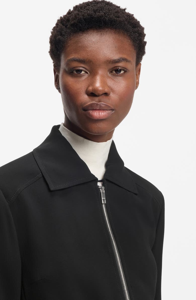 BOSS Jocalena Zip Jacket, Alternate, color, Black