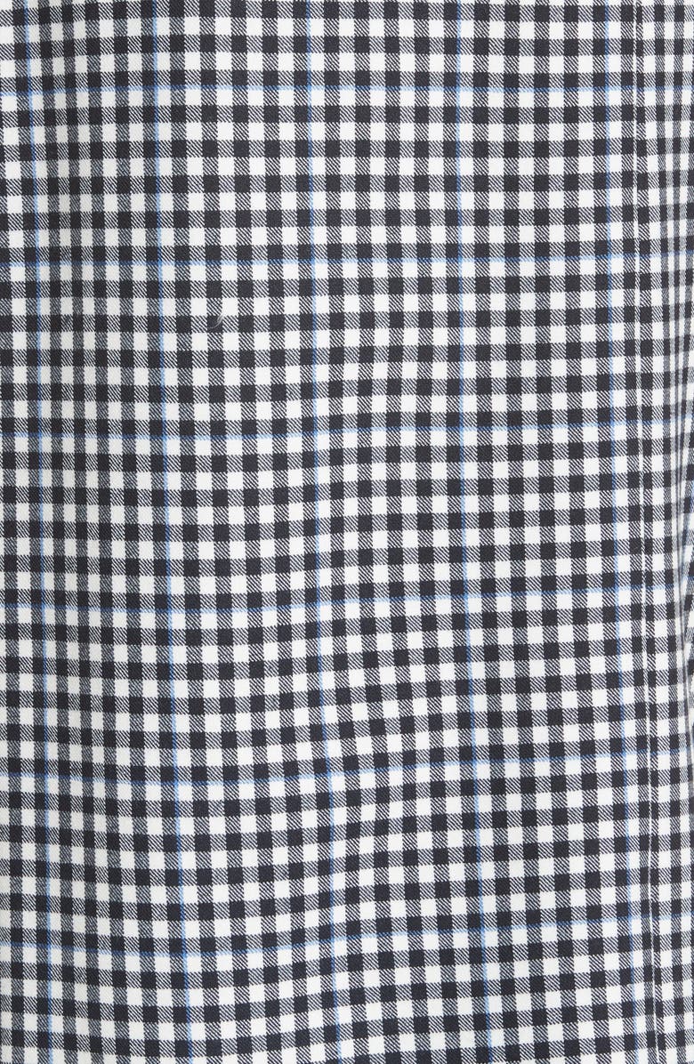 Tibi Gingham Ruffle Skirt, Alternate, color,