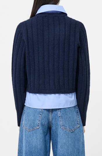 Ellie Collar Layered Sweater