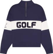 Ellsworth + Ivey Madison Quarter Zip Sweater - Golf