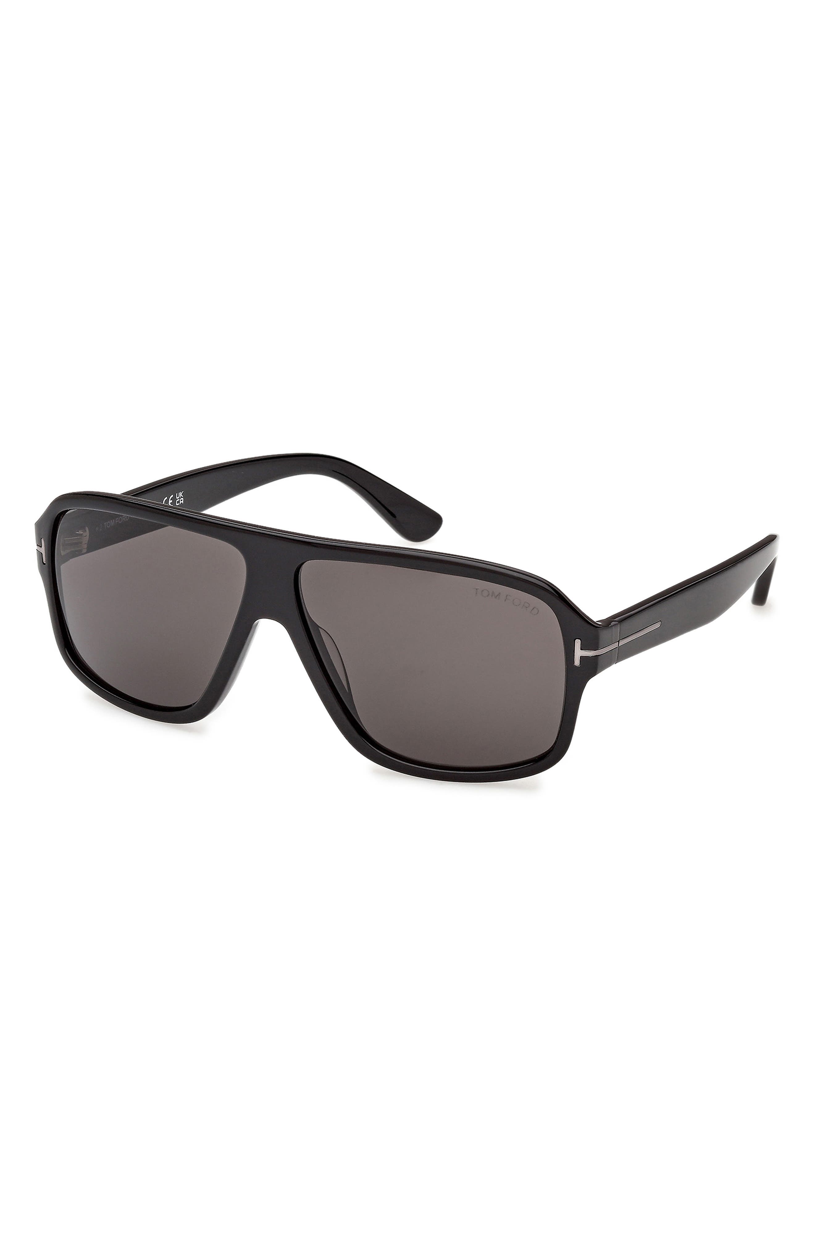 TOM TOM FORD William 0-2 63mm Oversize Navigator Sunglasses (Men