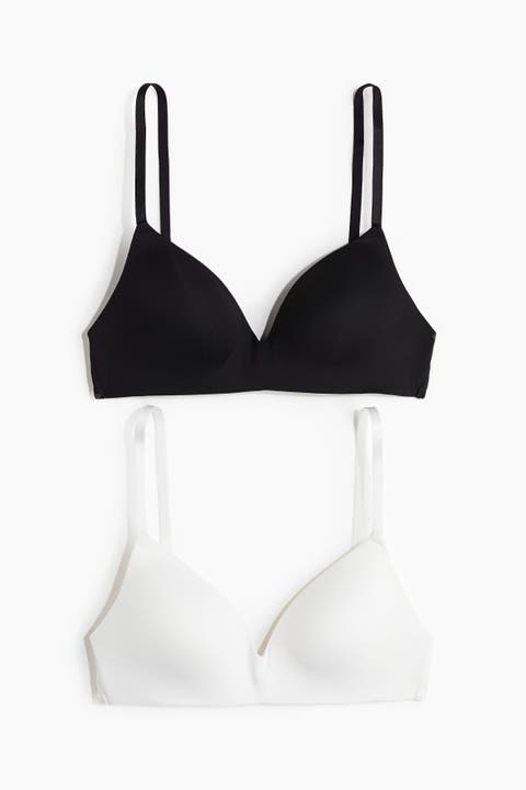 2-pack Microfibre Non-wired Bras