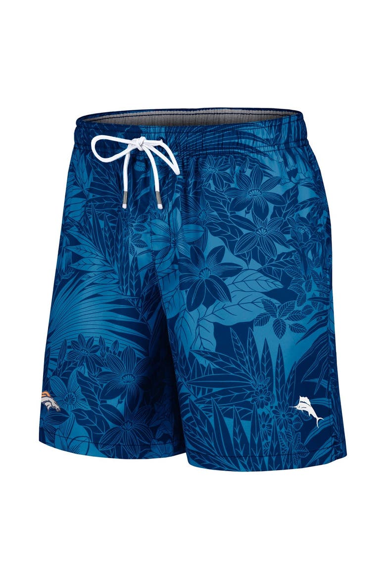 Men's Tommy Bahama Navy Denver Broncos Santiago Palms Board Shorts, Alternate, color, Navy