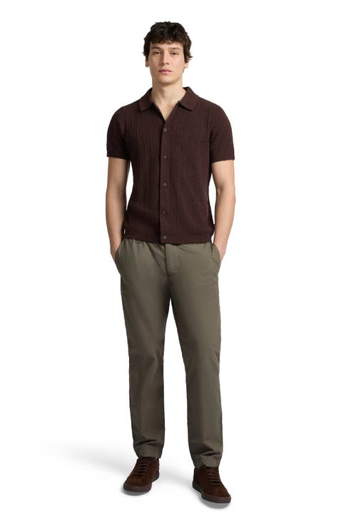 Boucle Rib Button Up Shirt