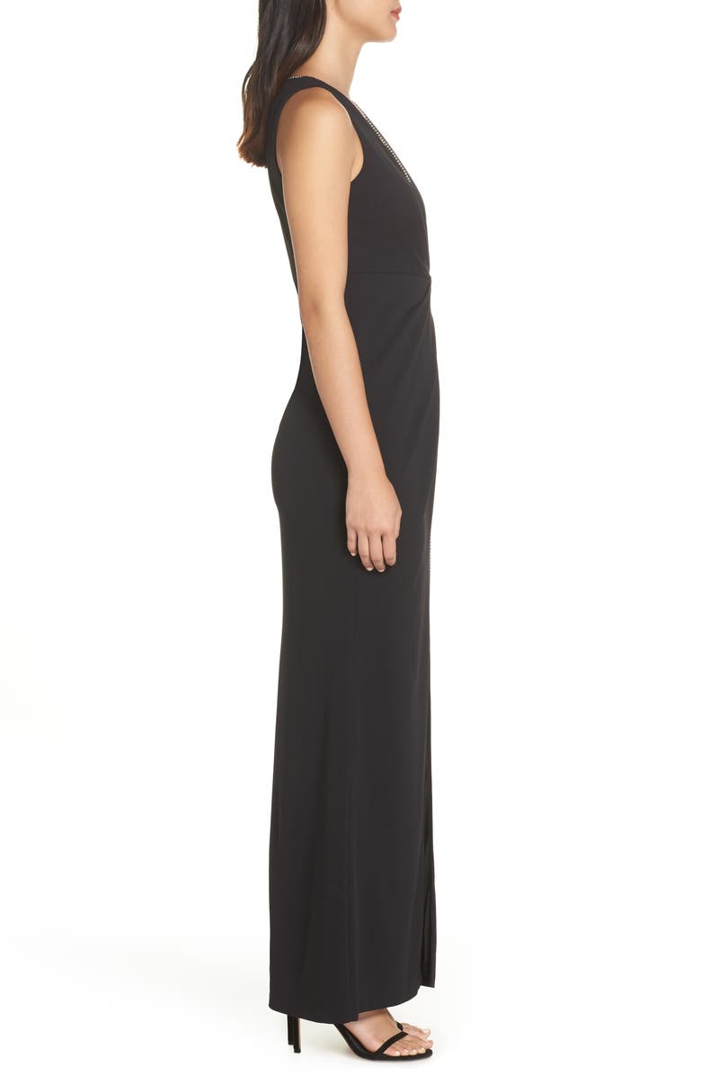 Adrianna Papell Embellished Gown, Alternate, color, 