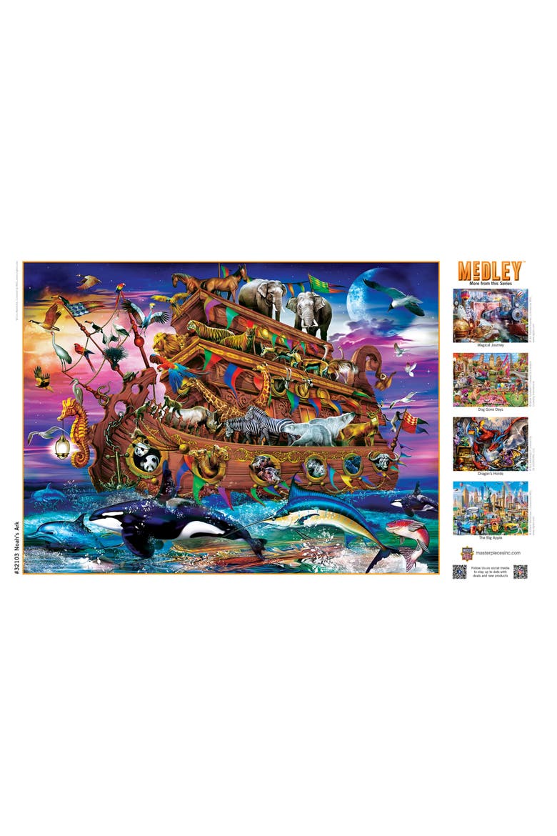Noah's Ark 300 Piece Jigsaw Puzzle, Alternate, color, Multicolor