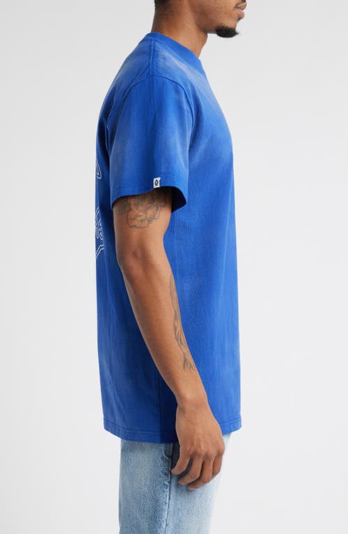 Icecream Landslide Logo Graphic T-shirt In Blue