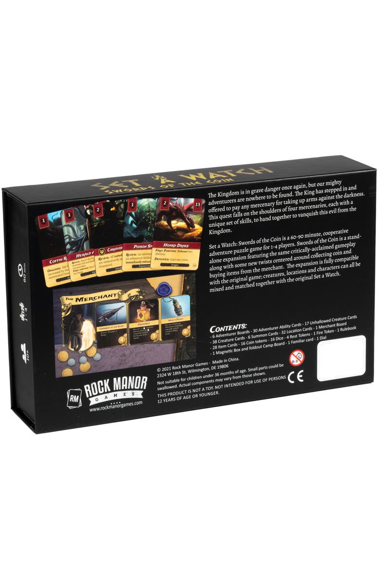 Rock Manor Games Set A Watch Swords of the Coin Co Op Board Expansion, Alternate, color, Multicolored